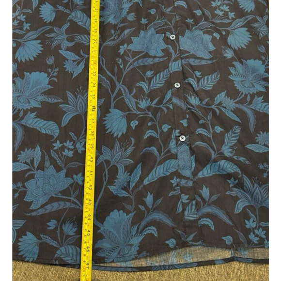 Tucker Collared Dress Navy Duth Wallflower in Light Weight Cotton Size Large NWT - Picture 5 of 8